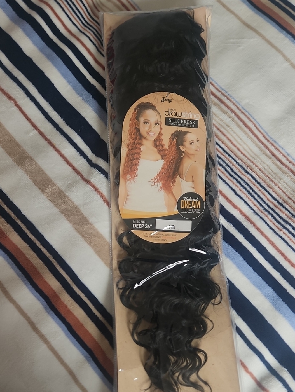 Drawstring Silk Press Deep 26" - Black